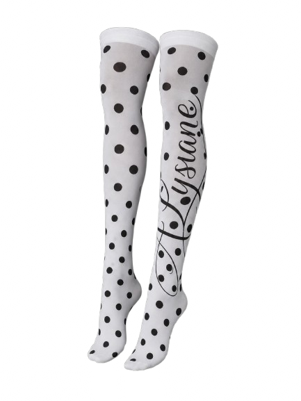 A'Lysiane Polka Dot Socks