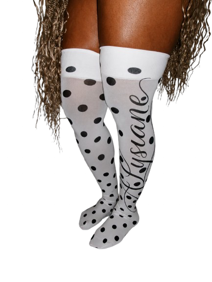 A'Lysiane Polka Dot Socks